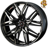 4本セット販売 ウェッズ　weds LEONIS LM (PBMC/TI) 17inch 7.0J PCD:114.3/5H インセット:53 レオニスLM 法人限定受取