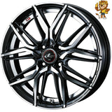 4本セット販売 ウェッズ　weds LEONIS LM (PBMC) 14inch 5.5J PCD:100/4H インセット:42 レオニスLM 法人限定受取