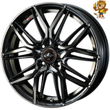 4本セット販売 ウェッズ　weds LEONIS LM (PBMC/TI) 15inch 5.5J PCD:100/4H インセット:43 レオニスLM 法人限定受取