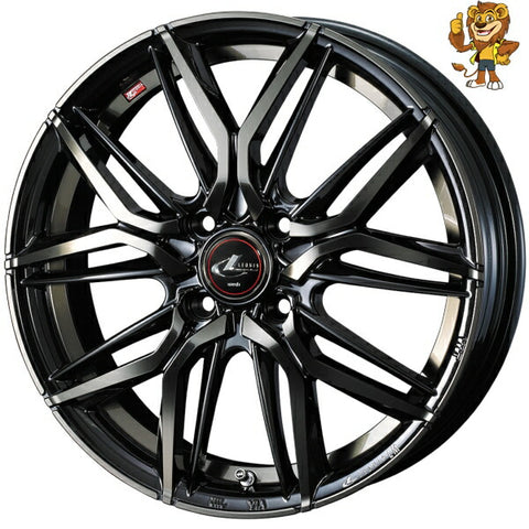 4本セット販売 ウェッズ　weds LEONIS LM (PBMC/TI) 14inch 5.5J PCD:100/4H インセット:42 レオニスLM 法人限定受取