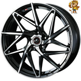 4本セット販売 ウェッズ　weds LEONIS IT (PBMC) 19inch 8.0J PCD:114.3/5H インセット:35 レオニスIT 法人限定受取