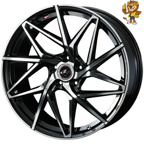 4本セット販売 ウェッズ　weds LEONIS IT (PBMC) 18inch 8.0J PCD:114.3/5H インセット:42 レオニスIT 法人限定受取