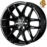 単品販売 ウェッズ　weds MUD VANCE 04 (BKP) 18inch 8.0J PCD:139.7/6H インセット:20 マッドヴァンス 04 法人限定受取