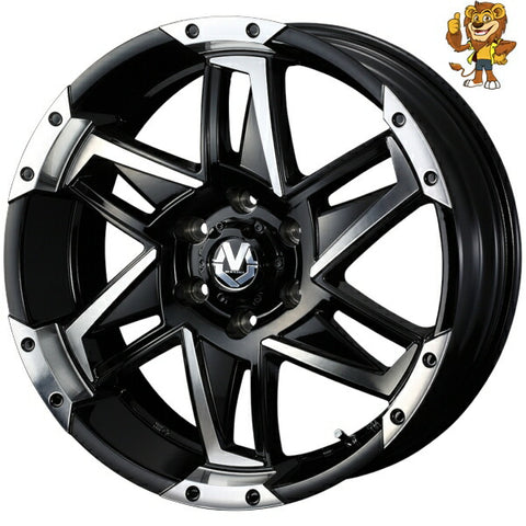 4本セット販売 ウェッズ　weds MUD VANCE 05 (BKP) 18inch 8.0J PCD:139.7/6H インセット:20 マッドヴァンス 05 法人限定受取