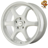 4本セット販売 5ZIGENインターナショナル CANNONBALL 17inch 8.0J PCD114.3/5H インセット：37 ホワイト (WH) ご注文前要在庫確認