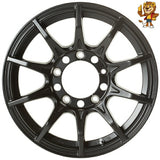 単品販売 5ZIGENインターナショナル BLACK-MAN G・I 17inch 7.0J PCD114.3/5H インセット：35 マットブラック (MBK) ご注文前要在庫確認