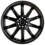 4本セット販売 5ZIGENインターナショナル FIREBALL RR 17inch 9.0J PCD114.3/5H インセット：35 マットブラック (MBK) ご注文前要在庫確認