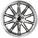 単品販売 5ZIGENインターナショナル FIREBALL RR 18inch 9.5J PCD114.3/5H インセット：12 ブラックポリッシュ (BKP) ご注文前要在庫確認