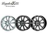 4本セット販売 5ZIGENインターナショナル LEGALES αEX 17inch 7.0J PCD100/5H インセット：48 ブラックポリッシュ (BP) ご注文前要在庫確認